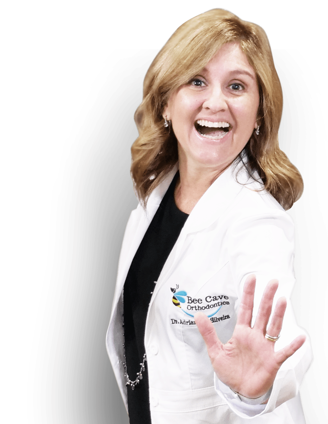 Dr. Da Silveira smiling and laughing